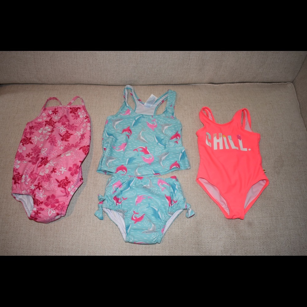 Set of three swimsuits